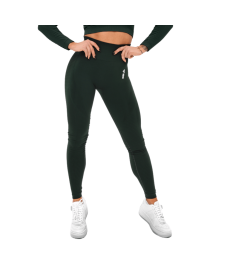 Жіночі легінси Boco Wear Bottle Green Cropped -  XS/S - зелений