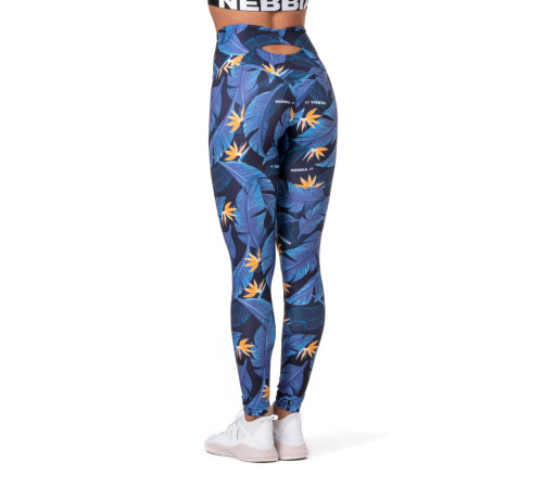 Жіночі легінси Nebbia High Waist Ocean Power 561 - синій/XS Жіночі легінси Nebbia High Waist Ocean Power 561 - синій/XS