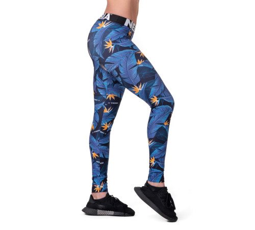 Жіночі легінси Nebbia Mid Waist Ocean Power 566 - синій/М Жіночі легінси Nebbia Mid Waist Ocean Power 566 - синій/М