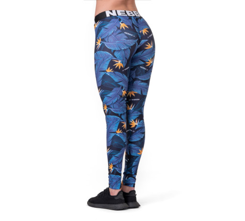 Жіночі легінси Nebbia Mid Waist Ocean Power 566 - синій/М Жіночі легінси Nebbia Mid Waist Ocean Power 566 - синій/М