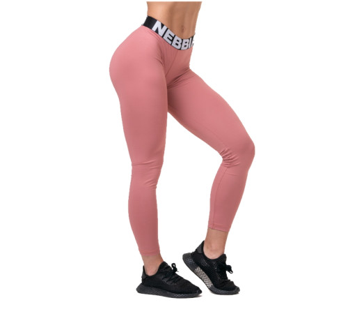 Жіночі легінси середньої посадки Nebbia Squat Hero Scrunch Butt 571 - розмір M/рожевий Жіночі легінси середньої посадки Nebbia Squat Hero Scrunch Butt 571 - розмір M/рожевий