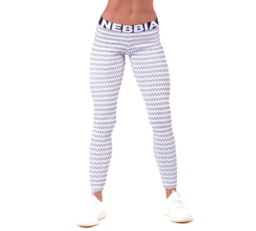 Жіночі легінси Nebbia Boho Style 3D pattern 658 - розмір S / світло-сірий Жіночі легінси Nebbia Boho Style 3D pattern 658 - розмір S / світло-сірий