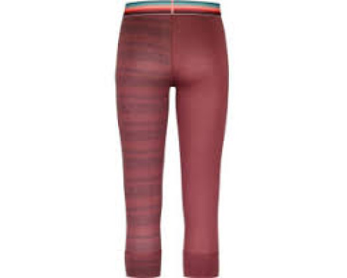 Термоштани ж Ortovox 185 ROCK'N'WOOL LONG PANTS W mountain rose - M - бордові