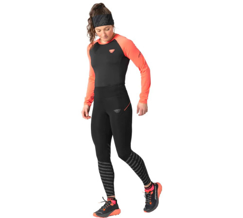 Штани жіночі Dynafit TRAIL REFLECTIVE TIGHTS W 71991 0910 розмір M - чорні