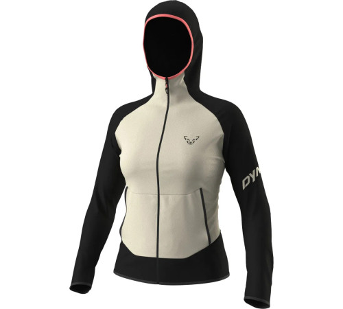 Флісова кофта жіноча Dynafit TRANSALPER LIGHT PTC W HOODY 71177 0916 розмір 40/34 - чорно-бежева