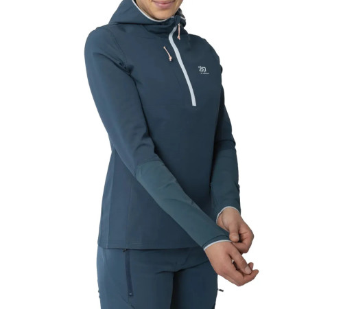 Флісова кофта жіноча 2117 Gyljen Hoodie W 7916916 розмір M - темно-синя