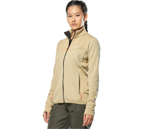 Флісова куртка жіноча Salewa PUEZ WAFFLE HYB PL JACKET W 28860 7180 розмір 46/40 - бежева