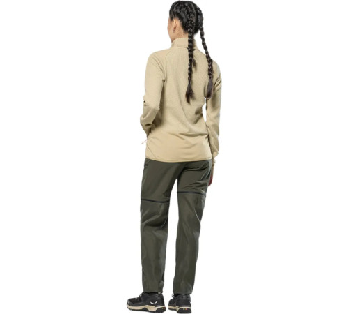 Флісова куртка жіноча Salewa PUEZ WAFFLE HYB PL JACKET W 28860 7180 розмір 44/38 - бежева