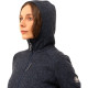 Флісова кофта жіноча Turbat Dreamer Hood Wmn розмір XS - темно-синій меланж