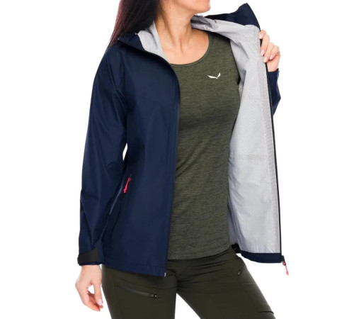 Куртка жіноча Salewa PUEZ (AQUA 4) 2.5L PTX JACKET W 28616 3960 розмір 42/36 - темно-синя