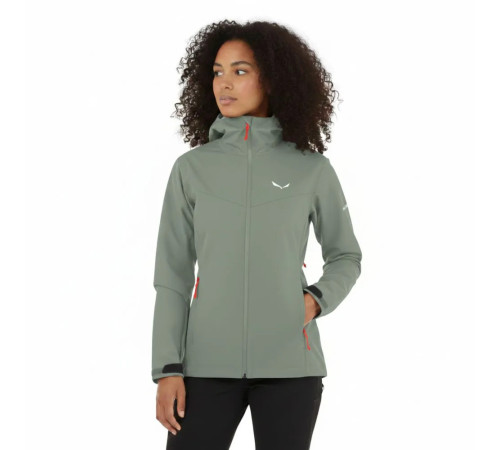 Куртка жіноча Salewa PUEZ (AQUA 4) 2.5L PTX JACKET W 28616 5A90 розмір 48/42 - світло-зелена
