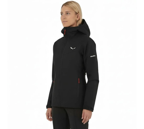 Куртка жіноча Salewa PUEZ (AQUA 4) 2.5L PTX JACKET W 28616 0910 розмір 40/34 - чорна
