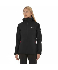 Куртка жіноча Salewa PUEZ (AQUA 4) 2.5L PTX JACKET W 28616 0910 розмір 42/36 - чорна