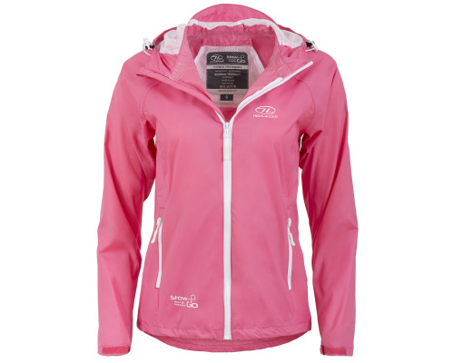 Вітрівка жіноча Highlander Stow & Go Pack Away Rain Jacket 6000 mm Pink XS