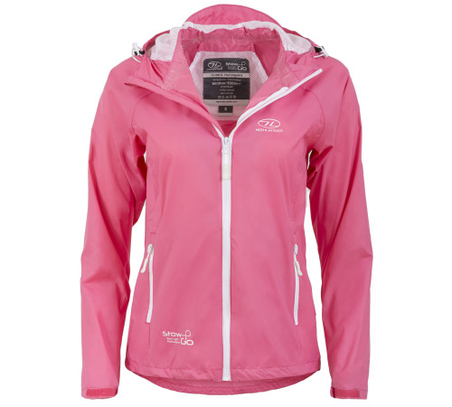 Вітрівка жіноча Highlander Stow & Go Pack Away Rain Jacket 6000 mm Pink M Вітрівка жіноча Highlander Stow & Go Pack Away Rain Jacket 6000 mm Pink M