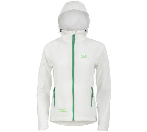 Вітрівка жіноча Highlander Stow & Go Pack Away Rain Jacket 6000 mm White M 