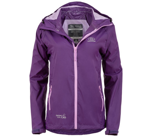 Вітрівка жіноча Highlander Stow & Go Pack Away Rain Jacket 6000 mm Purple XL 