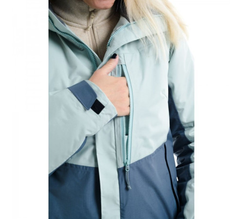 Куртка ж Turbat Vihola Wmn Frosty Green/Orion Blue - M - мятний/синій