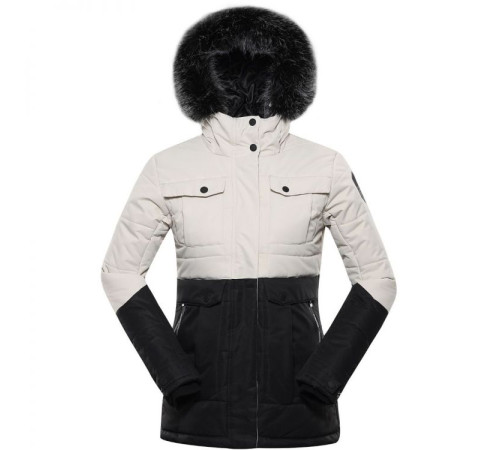 Куртка ж Alpine Pro EGYPA LJCB592 128 - S - бежевий/чорний Куртка ж Alpine Pro EGYPA LJCB592 128 - S - бежевий/чорний