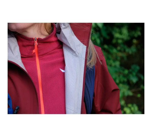 Куртка жіноча Salewa PUEZ (AQUA 4) 2.5L PTX JACKET W 28616 1570 - 48/42 (XL) - бордовий