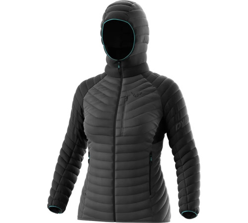 Куртка жіноча Dynafit RADICAL DWN W HOOD JKT 70915 0911 розмір 42/36 - чорно-сіра