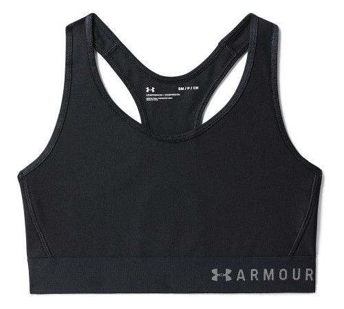 Жіночий спортивний топ Under Armour Mid Keyhole - XS - чорний Жіночий спортивний топ Under Armour Mid Keyhole - XS - чорний