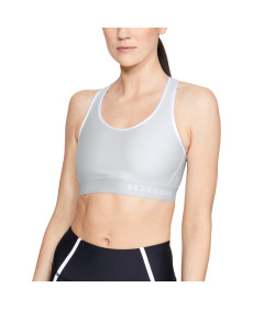 Жіночий спортивний топ Under Armour Mid Keyhole - XS - сірий 
