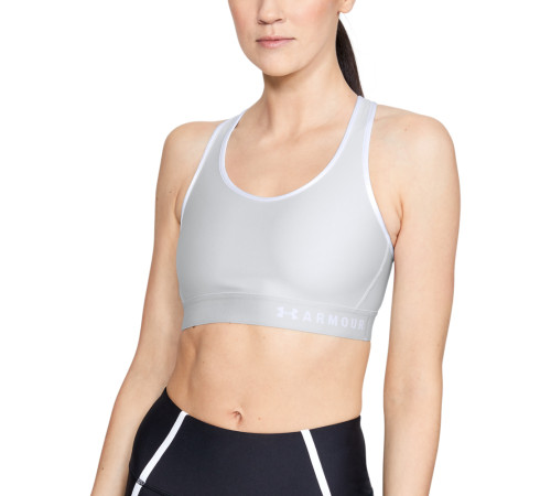Жіночий спортивний топ Under Armour Mid Keyhole - XS - сірий Жіночий спортивний топ Under Armour Mid Keyhole - XS - сірий