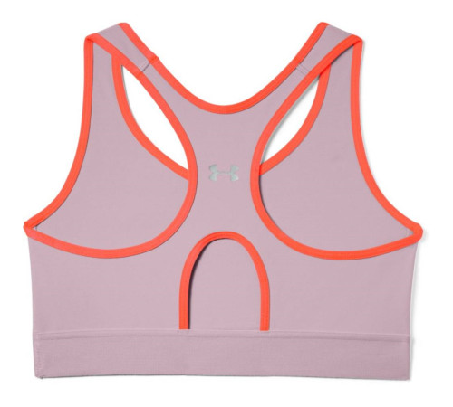 Жіночий спортивний топ Under Armour Mid Keyhole - XS - сіро-помаранчевий Жіночий спортивний топ Under Armour Mid Keyhole - XS - сіро-помаранчевий