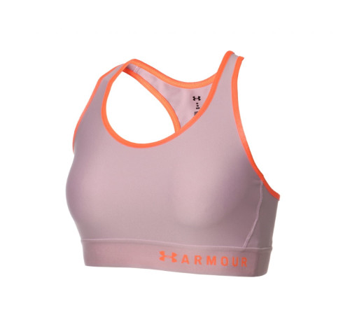 Жіночий спортивний топ Under Armour Mid Keyhole - XS - сіро-помаранчевий Жіночий спортивний топ Under Armour Mid Keyhole - XS - сіро-помаранчевий