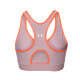 Жіночий спортивний топ Under Armour Mid Keyhole - XS - сіро-помаранчевий