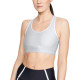 Жіночий спортивний топ Under Armour Mid Keyhole - S - сірий