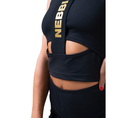 Жіночий топ Nebbia Honey Bunny 822 - XS - чорний Жіночий топ Nebbia Honey Bunny 822 - XS - чорний
