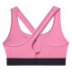Жіночий спортивний бюстгальтер Under Armour Mid Crossback - XS - рожевий