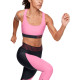 Жіночий спортивний бюстгальтер Under Armour Mid Crossback - XS - рожевий