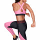 Жіночий спортивний бюстгальтер Under Armour Mid Crossback - XS - рожевий
