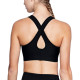 Жіночий спортивний бюстгальтер Under Armour Mid Crossback - XS - чорний/графіт