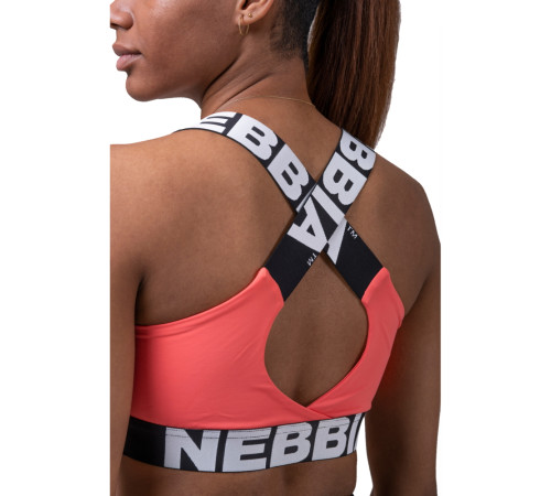 Спортивний бюстгальтер Nebbia Power Your Hero 535 - розмір S/рожевий Спортивний бюстгальтер Nebbia Power Your Hero 535 - розмір S/рожевий