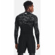 Чоловіча компресійна кофта Under Armour HG Armor Camo Comp LS - чорний камуфляж/XL