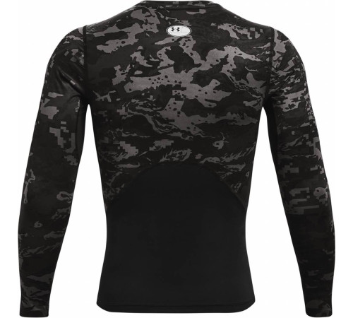 Чоловіча компресійна кофта Under Armour HG Armor Camo Comp LS - чорний камуфляж/S Чоловіча компресійна кофта Under Armour HG Armor Camo Comp LS - чорний камуфляж/S