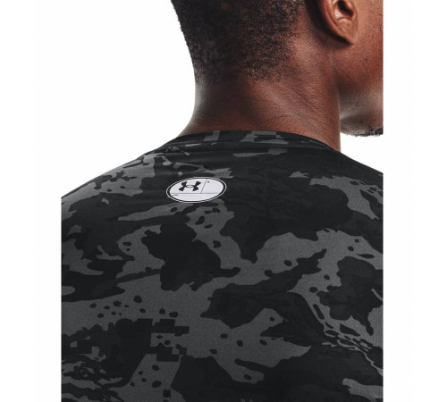 Чоловіча компресійна кофта Under Armour HG Armor Camo Comp LS - чорний камуфляж/S Чоловіча компресійна кофта Under Armour HG Armor Camo Comp LS - чорний камуфляж/S