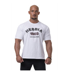 Чоловіча футболка Nebbia Golden Era 192 - білий/L