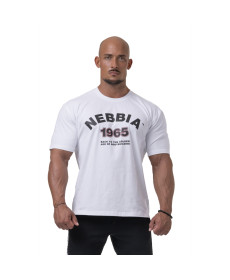 Чоловіча футболка Nebbia Golden Era 192 - білий/XL