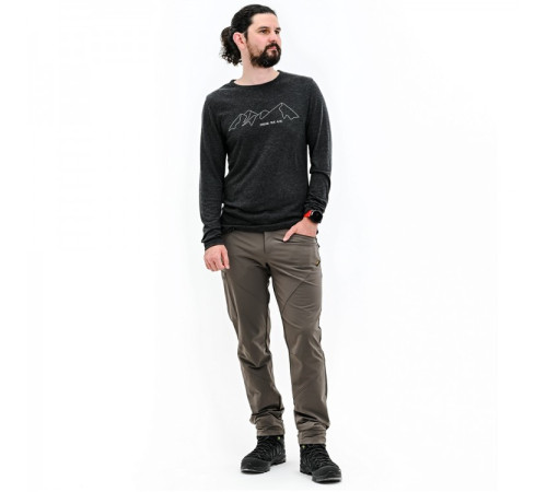 Футболка ч Turbat Cozy Logo 2 LS Mns caviar - L - чорний Футболка ч Turbat Cozy Logo 2 LS Mns caviar - L - чорний