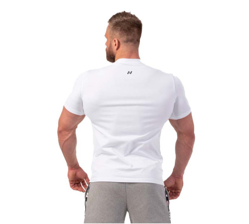 Чоловіча футболка Nebbia Vertical Logo 293 - білий/XXL Чоловіча футболка Nebbia Vertical Logo 293 - білий/XXL