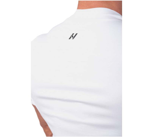 Чоловіча футболка Nebbia Vertical Logo 293 - білий/XXL Чоловіча футболка Nebbia Vertical Logo 293 - білий/XXL
