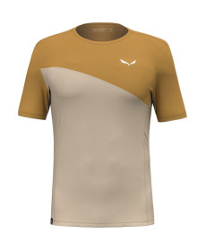 Футболка ч Salewa PUEZ SPORTY DRY M T-SHIRT 28632 7181 - 46/S - жовтий/бежевий