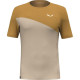 Футболка ч Salewa PUEZ SPORTY DRY M T-SHIRT 28632 7181 - 46/S - жовтий/бежевий