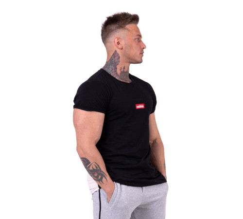 Чоловіча футболка для фітнесу Nebbia Red Label V-typical 142 - розмір L