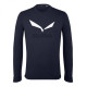 Футболка ч Salewa SOLIDLOGO DRY M L/S TEE 27340 3966 - 48/M - синій